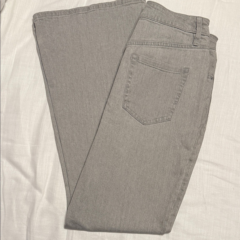 INC International Concepts Women's Flare Gray Jeans